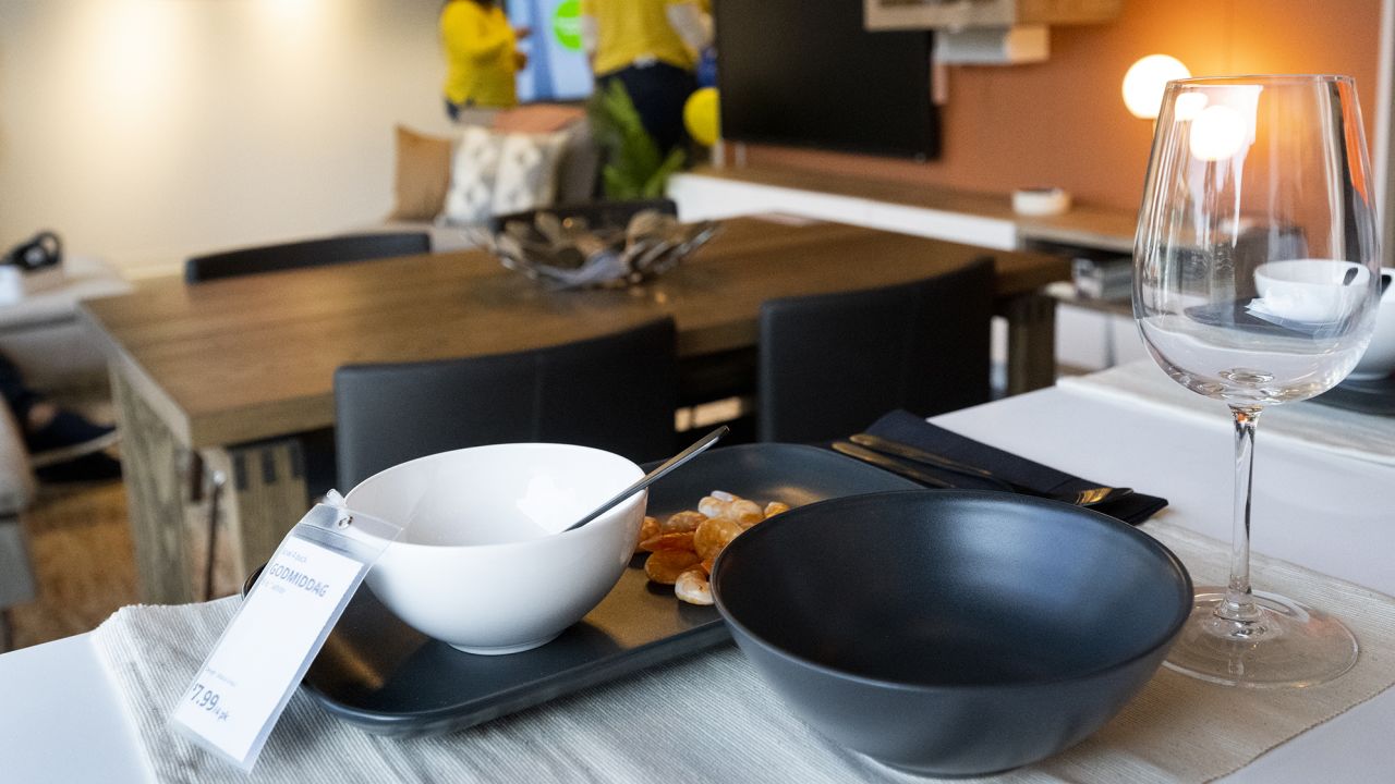 Customers at an Ikea planning store in Long Beach, California.